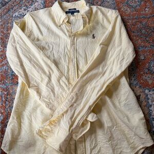 Ralph Lauren Yellow button Oxford Shirt